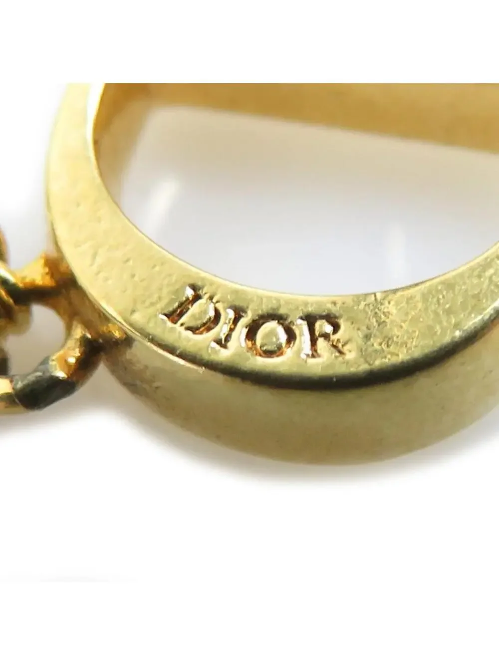 Auth Christian Dior Pierce Earrings #294117C34B